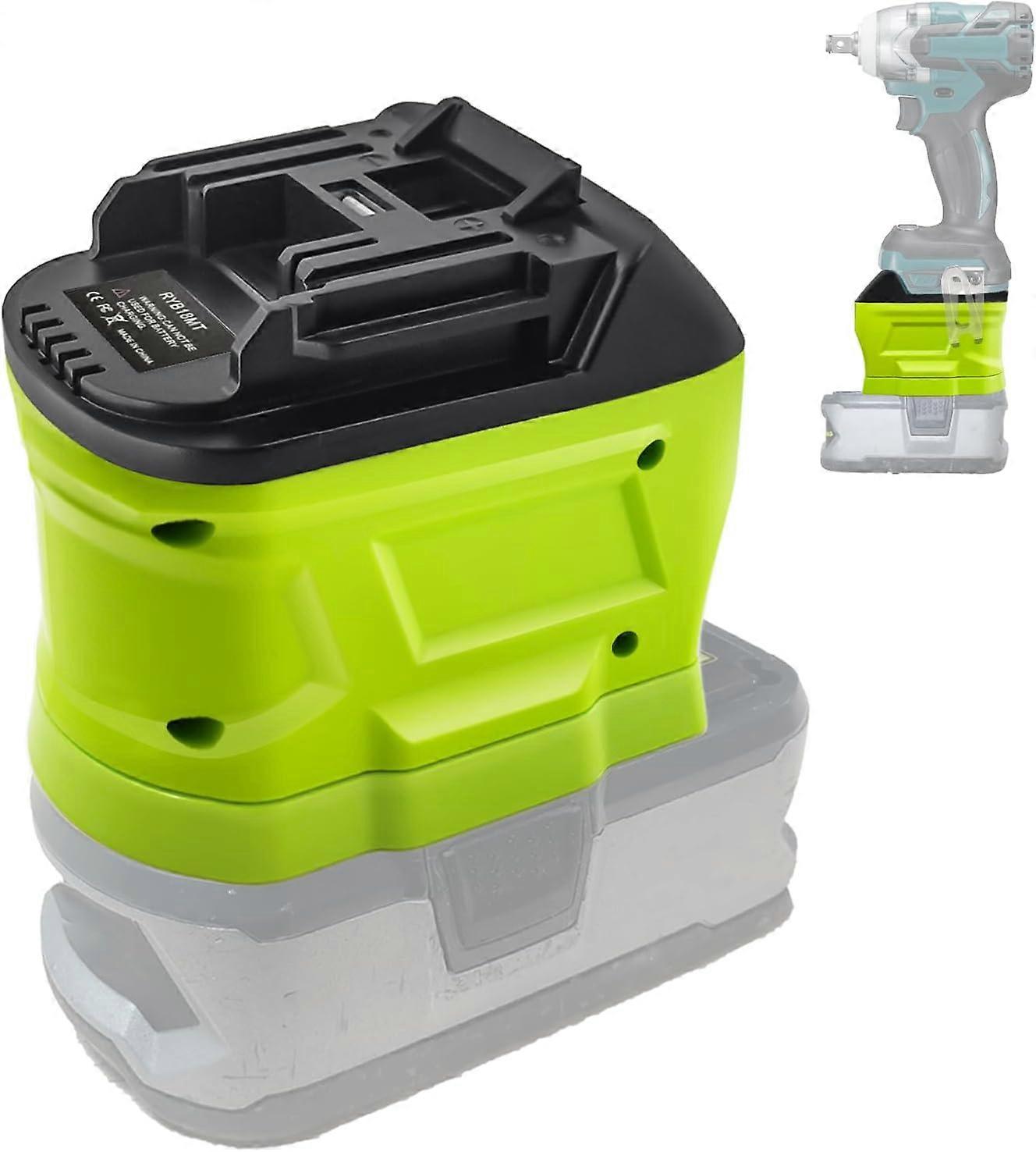 Converter Battery Adapter for Ryobi 18V Li-ion Battery to for Makita 18V Tool