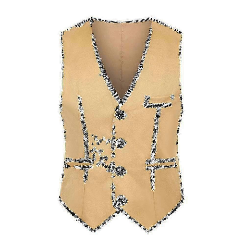 Lätt väst för män - Enkelknäppt väst med smal passform