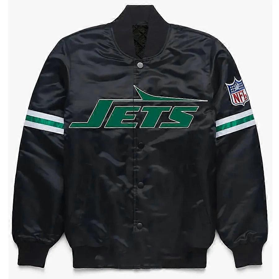 Satin Bomber Style Varsity Jacket-012