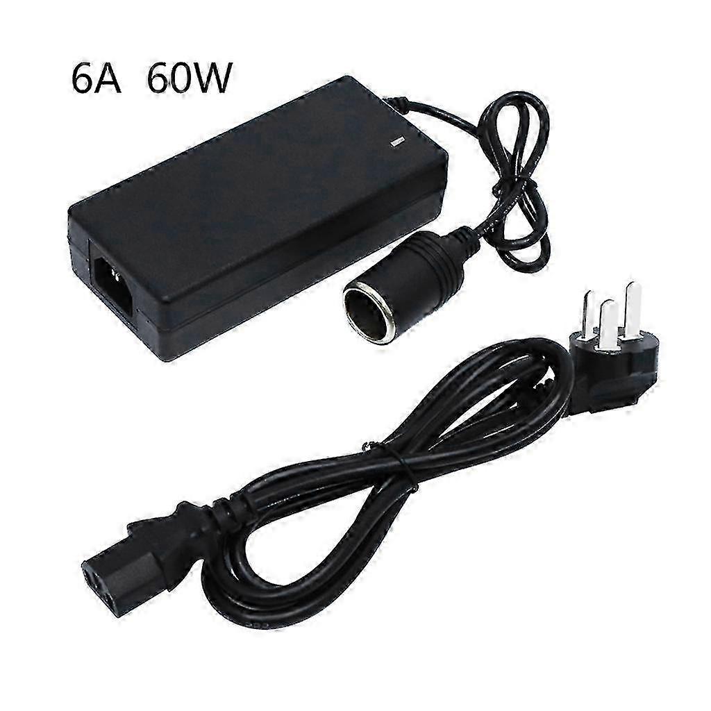 Car Cigarette Lighter Power Adapter - 220V to 12V Converter with Socket Plug
