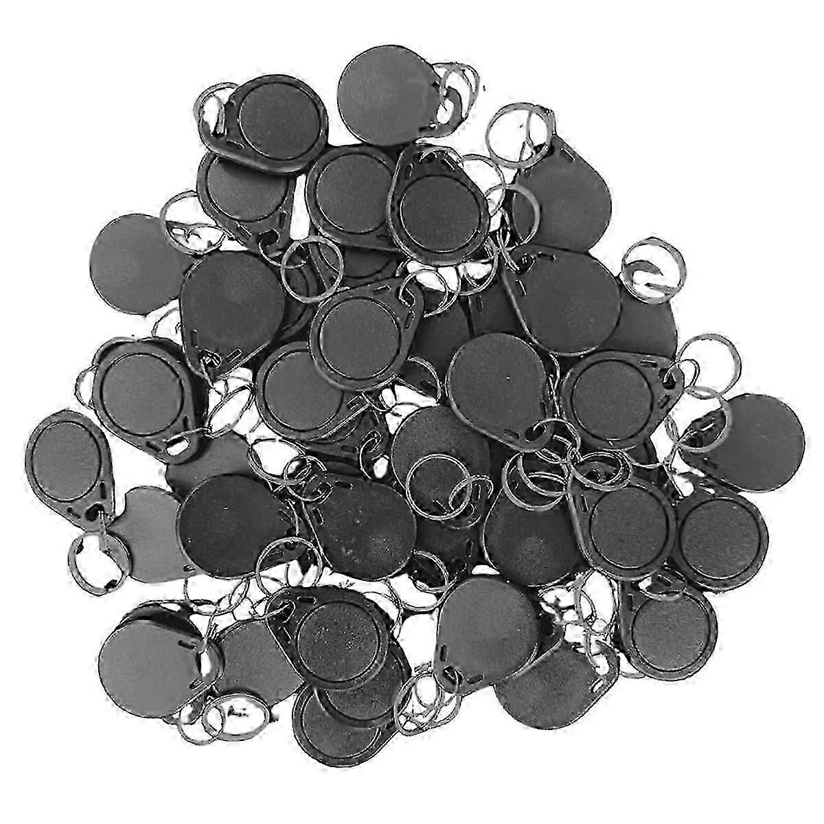 Hotel RFID Key FOB Re-Writable Multiple Times. 100 Pcs. Works in 13.56 MHz Frequency