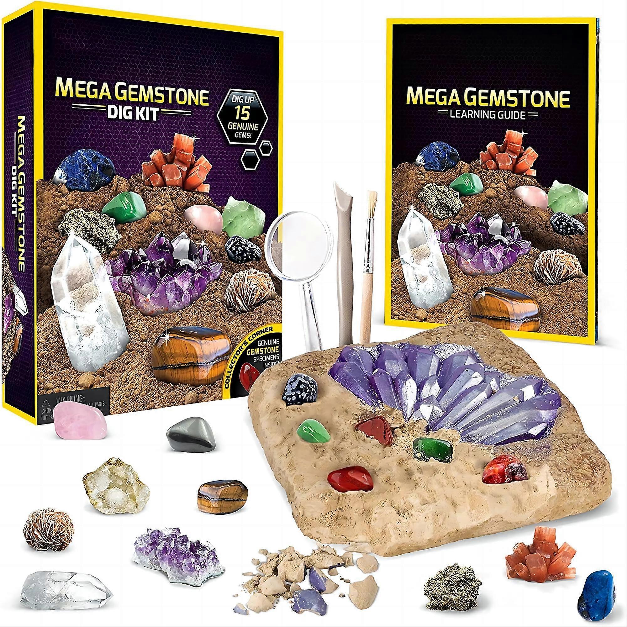 Discover Gemstone Crystal Digging Toy Set