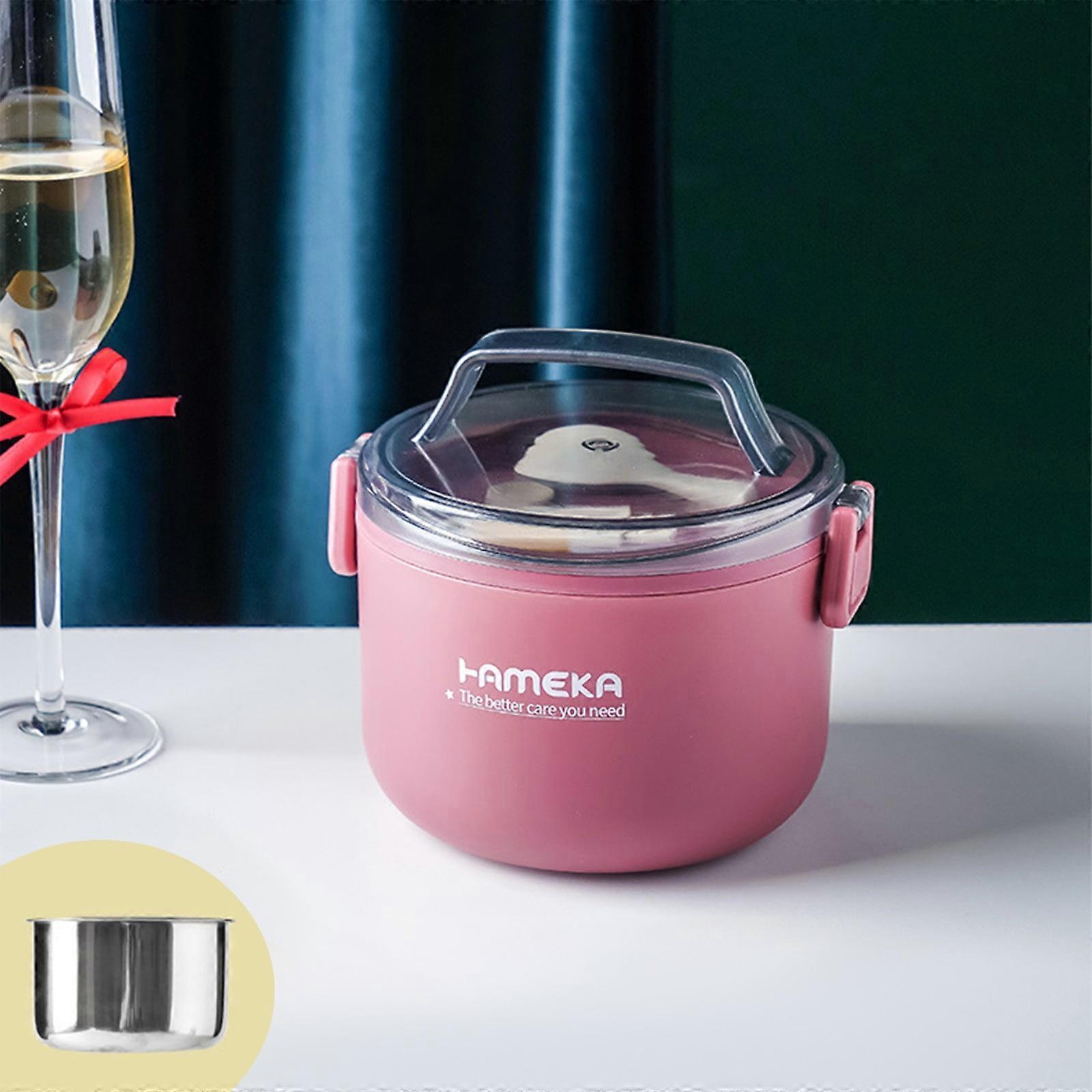 maxiaoxia Bento Box, Compatible with Student Lunch Needs, Leak-Proof, Microwave & Dishwasher Safe, Reusable, No Harmful Substances