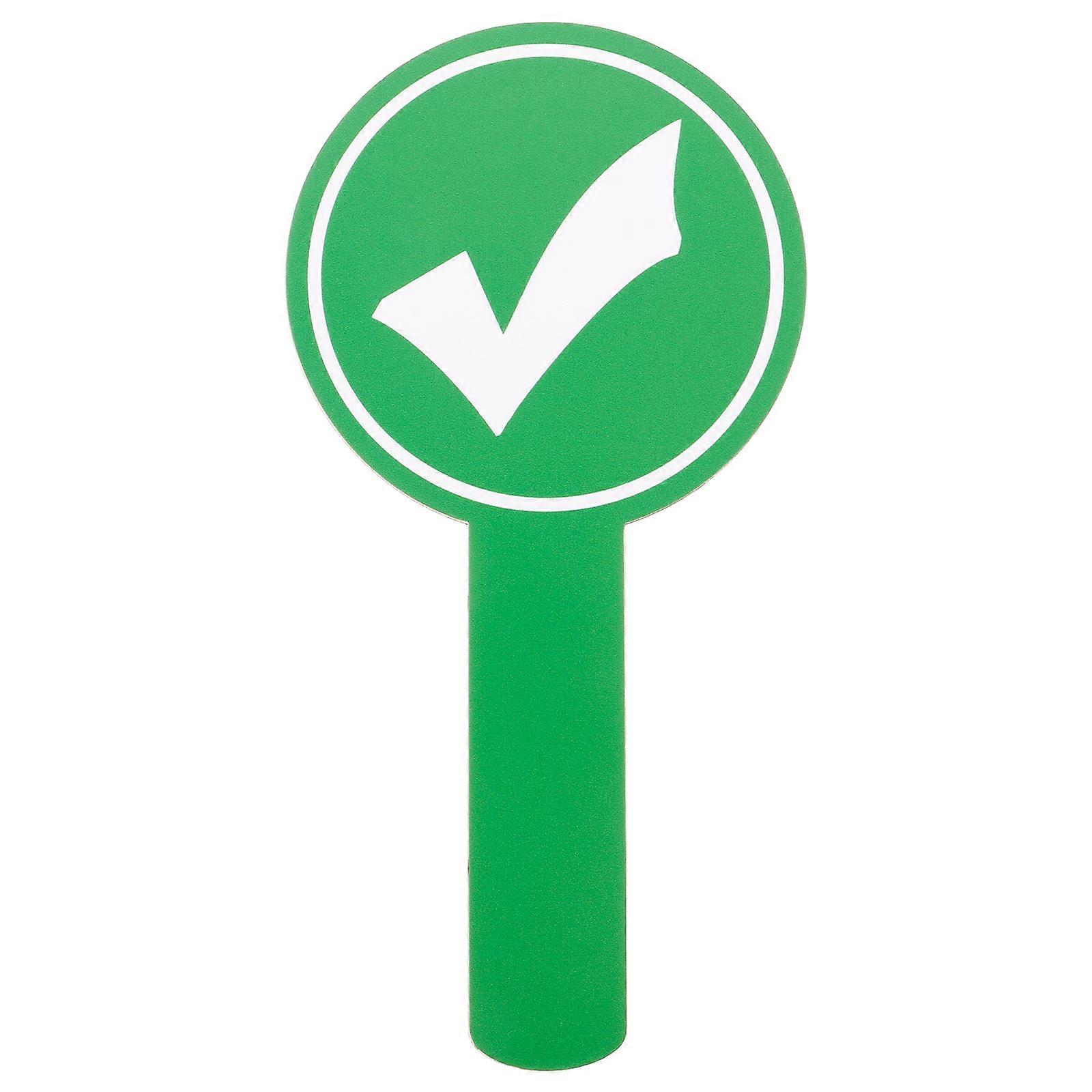 Teacher Judging Board Portable Voting Board for Classroom Use Wood Material