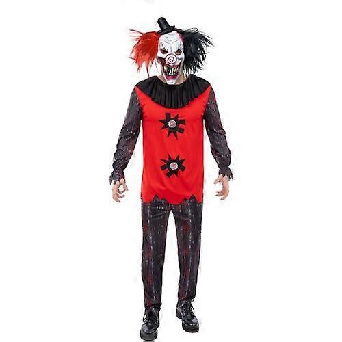 Smiffys Mens Chuckles Clown Jester Costume Set