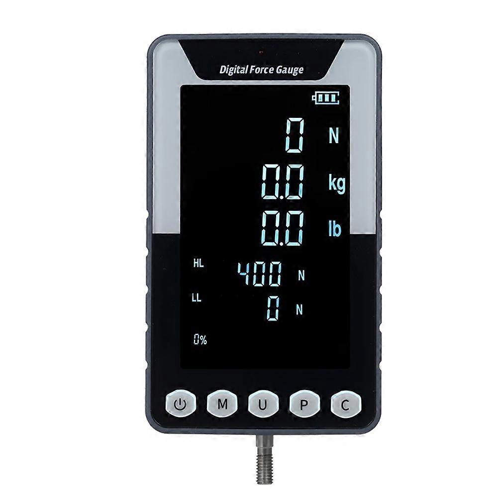 Digital Dynamometer Thrust Gauge Pull Gauge Portable Dynamometer Dynamometer, 3 Units N/LB/Kg LCD Liquid Crystal Display