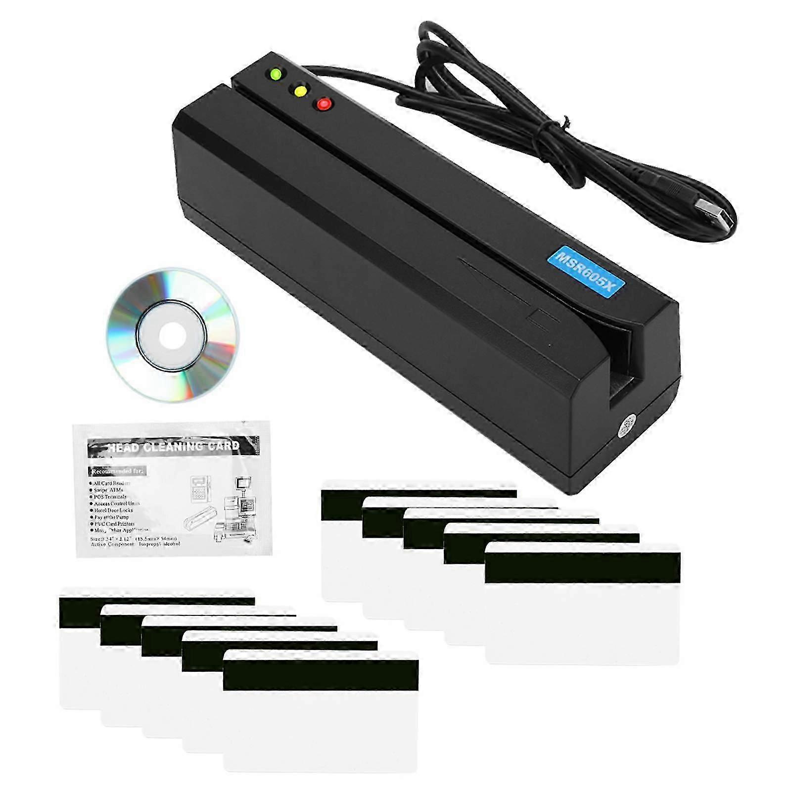 Magnetic Strip Card Reader MSR605X LED Writer
