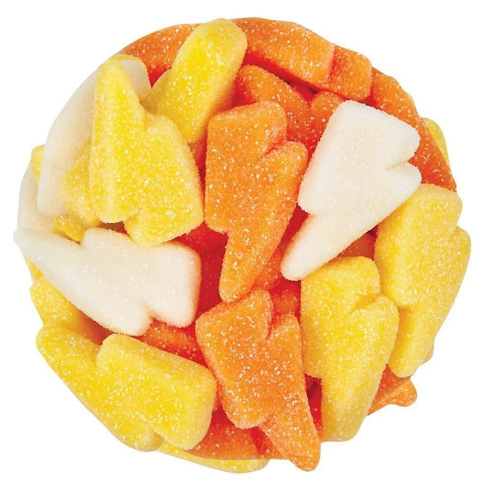 Sour Gummy Candy Lightning Bolt Shape  Fruit Flavored Chewy Candy Bulk Party Mix 1LB