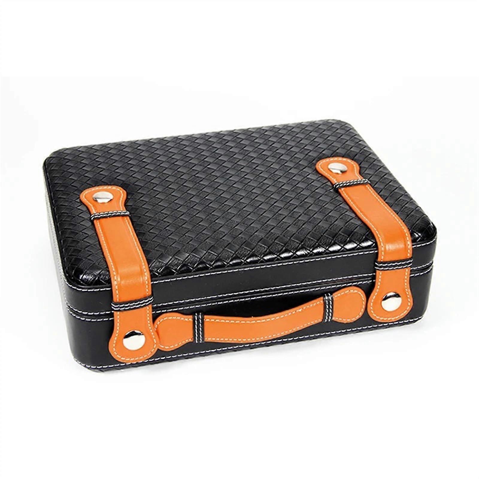 Cigar Humidor TravelFriendly Storage Box with Separate Compartments and Consistent Humidity Control