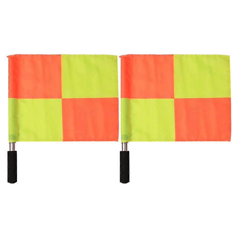Soccer Referee Flags Durable Polyester for Training 10Pcs Large Set
