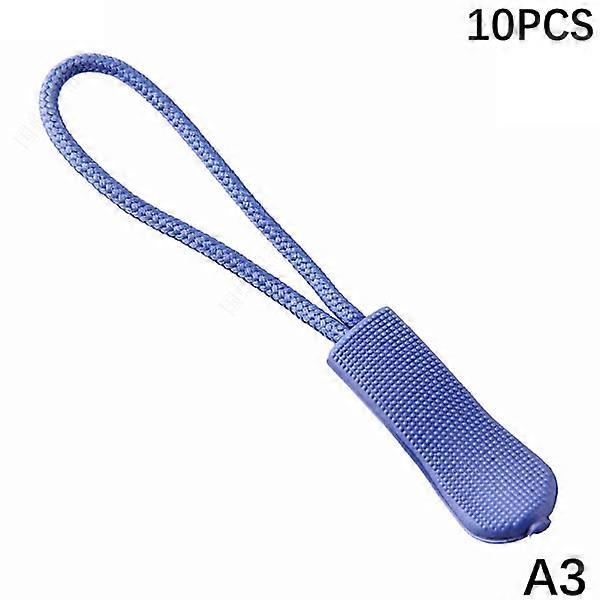 New 10pc Zipper End Fit Rep Tag Replacement Clip A3