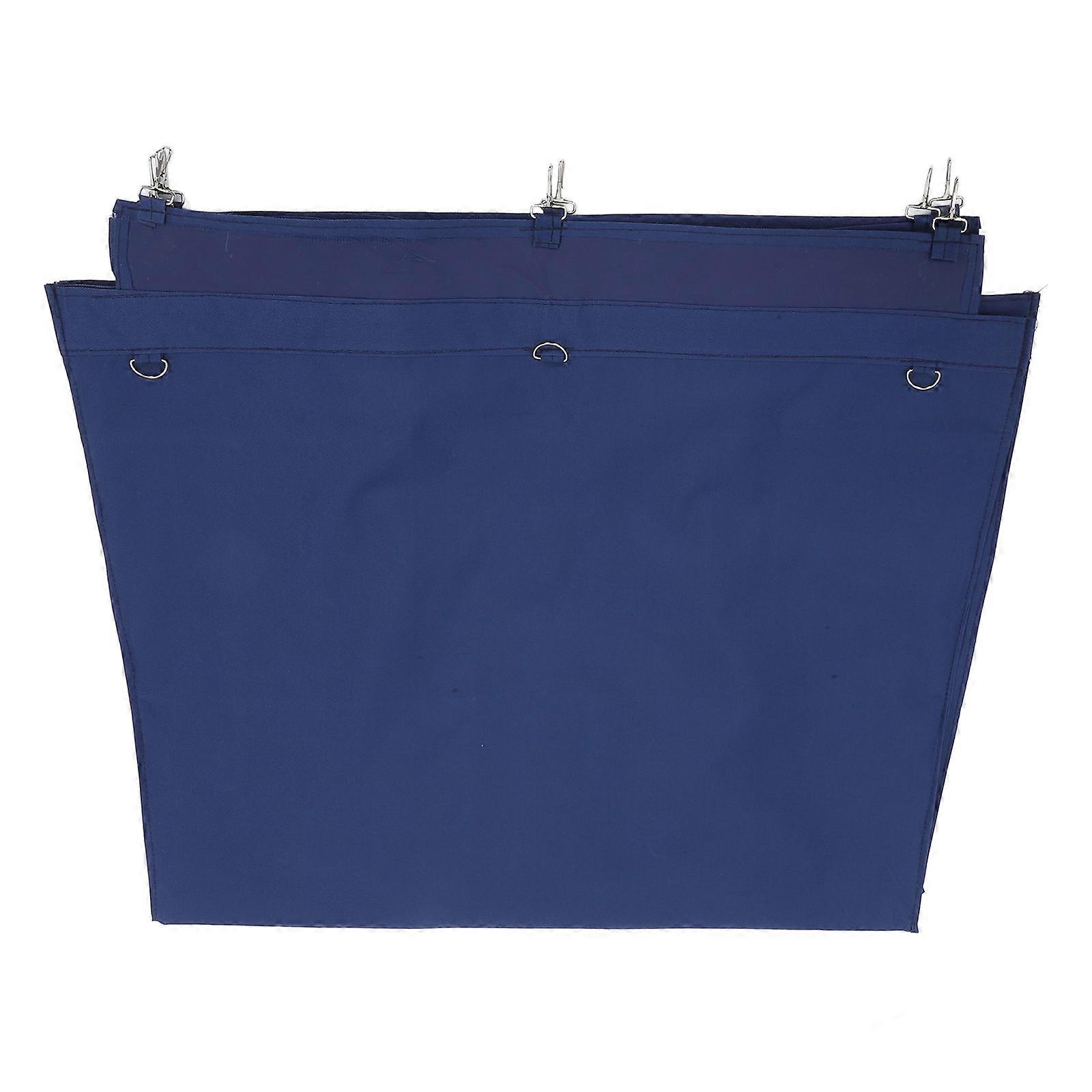 Dark Cart Bag Replacement for Housekeeping Cart with Metal Hook for Trash Collection 1Set