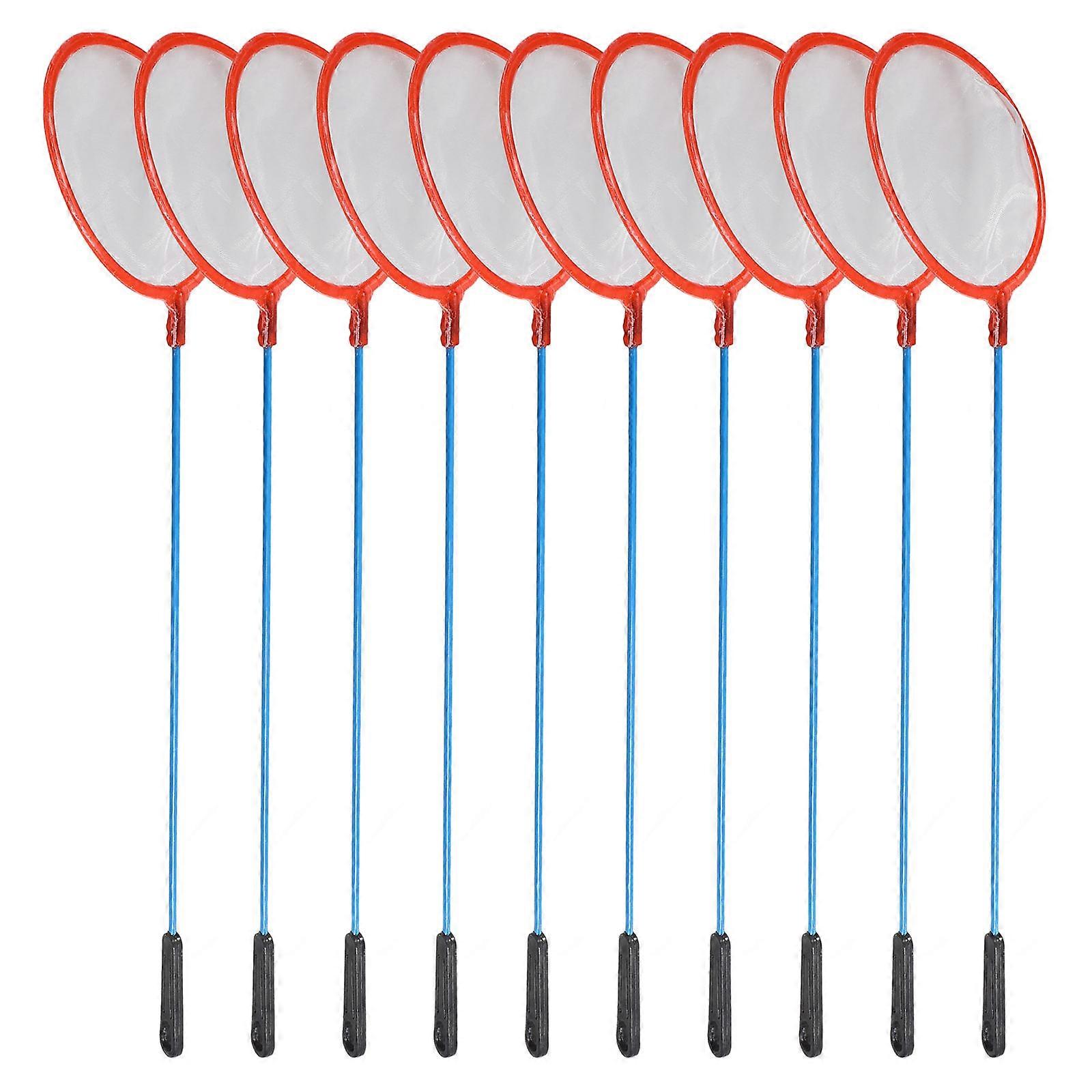 Handheld Fishing Net Small Fish Net for Catching 50Pcs Blue Nets