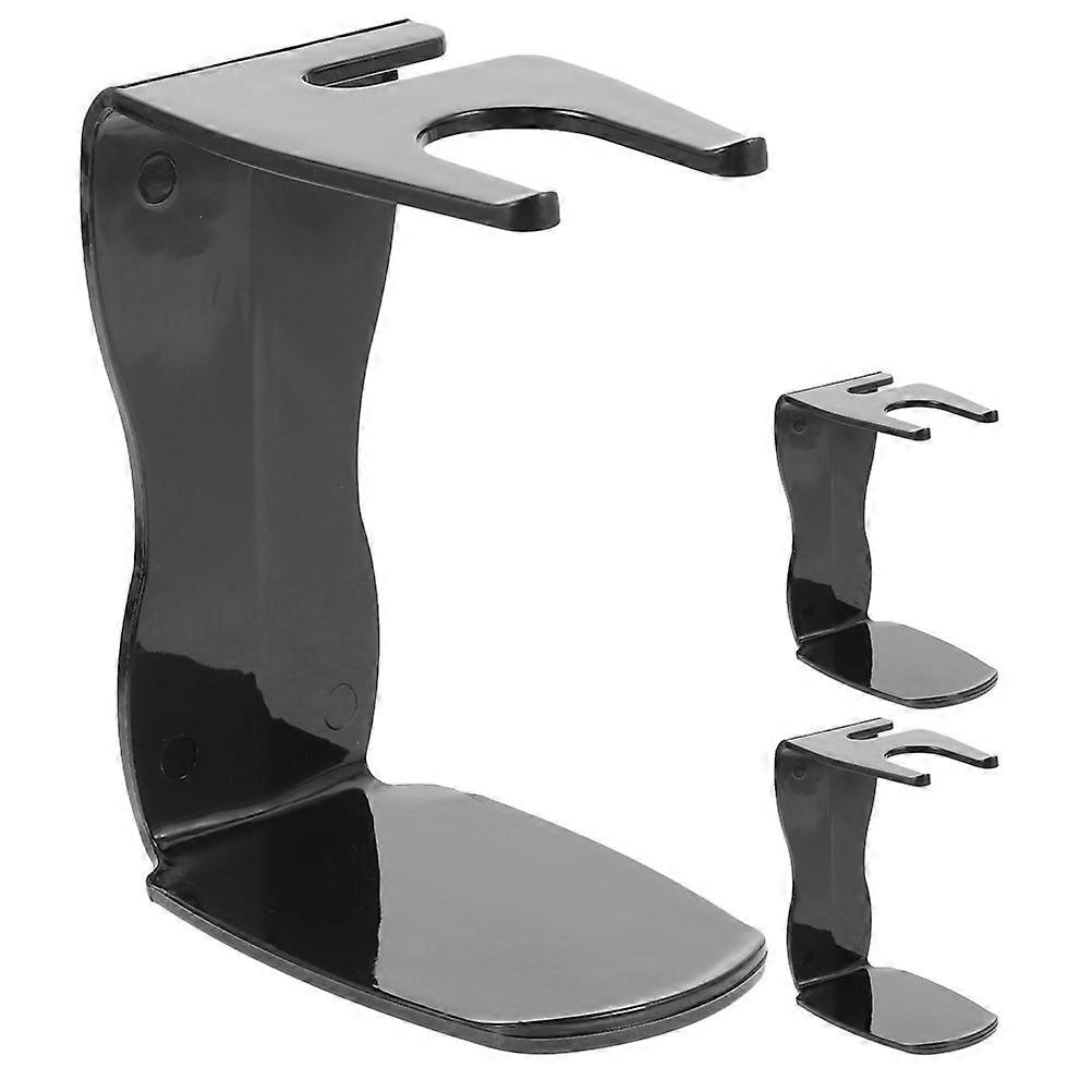 Black Holder for Men for Storage 3Pcs Compact Bathroom Shaving Stand