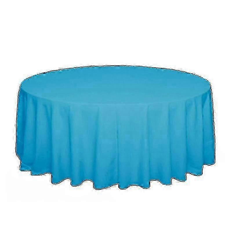 Polyester Tablecloth for Party Decorations, Round Solid Color Cover in Multiple Colors