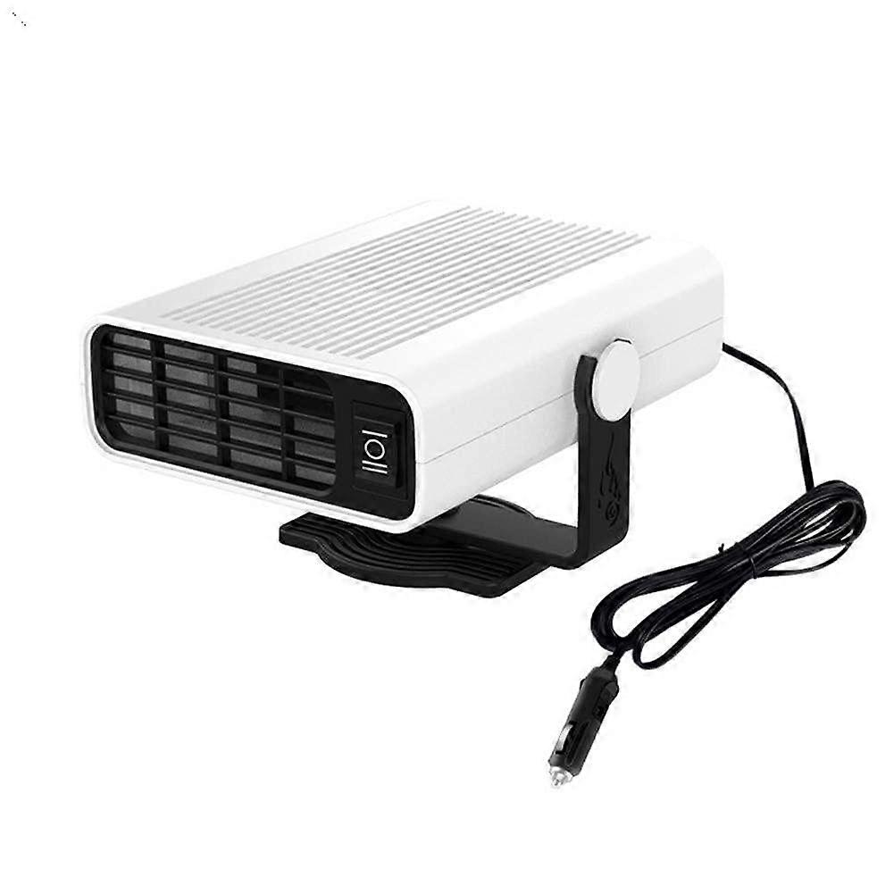 12V Car Heater and Defroster with Dual Heating Cooling, 360° Rotary Stand, Compatible with Most Vehicles