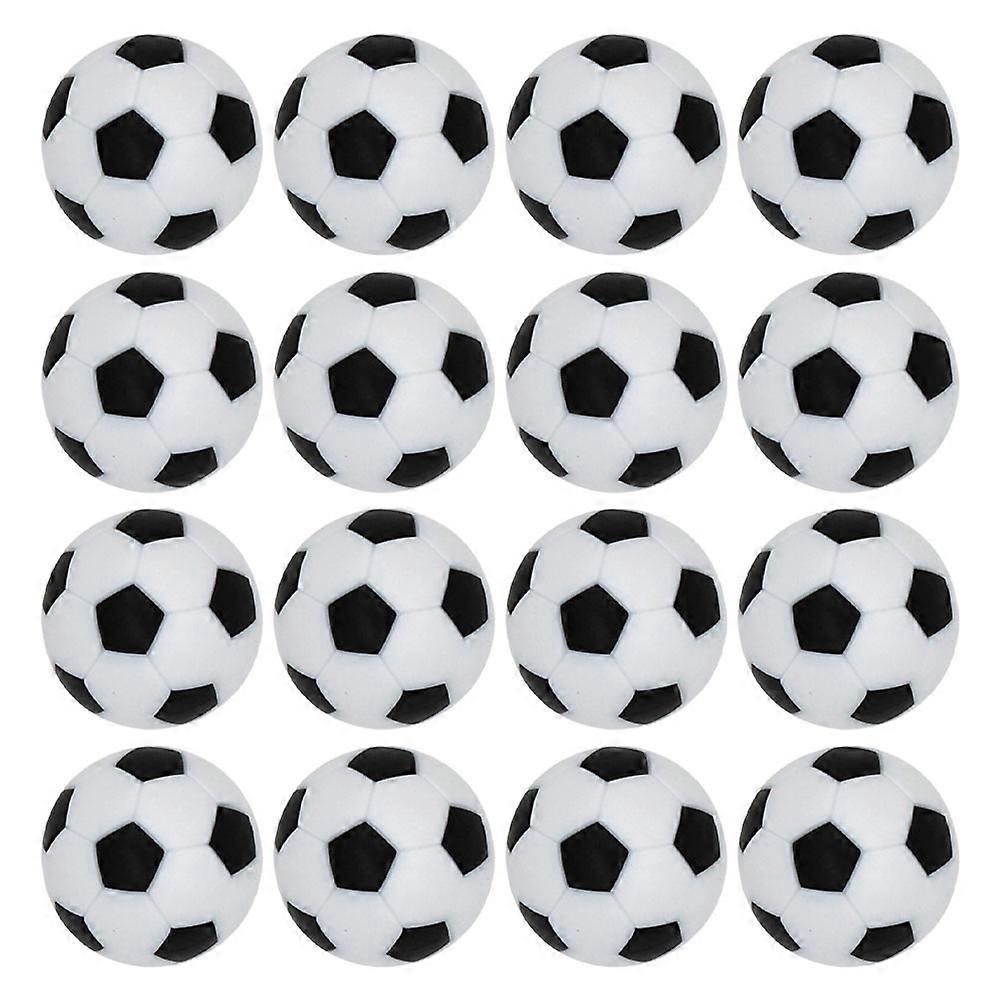 Foosball Table Game Balls Small Table Soccer Balls for Foosball Games 16Pcs