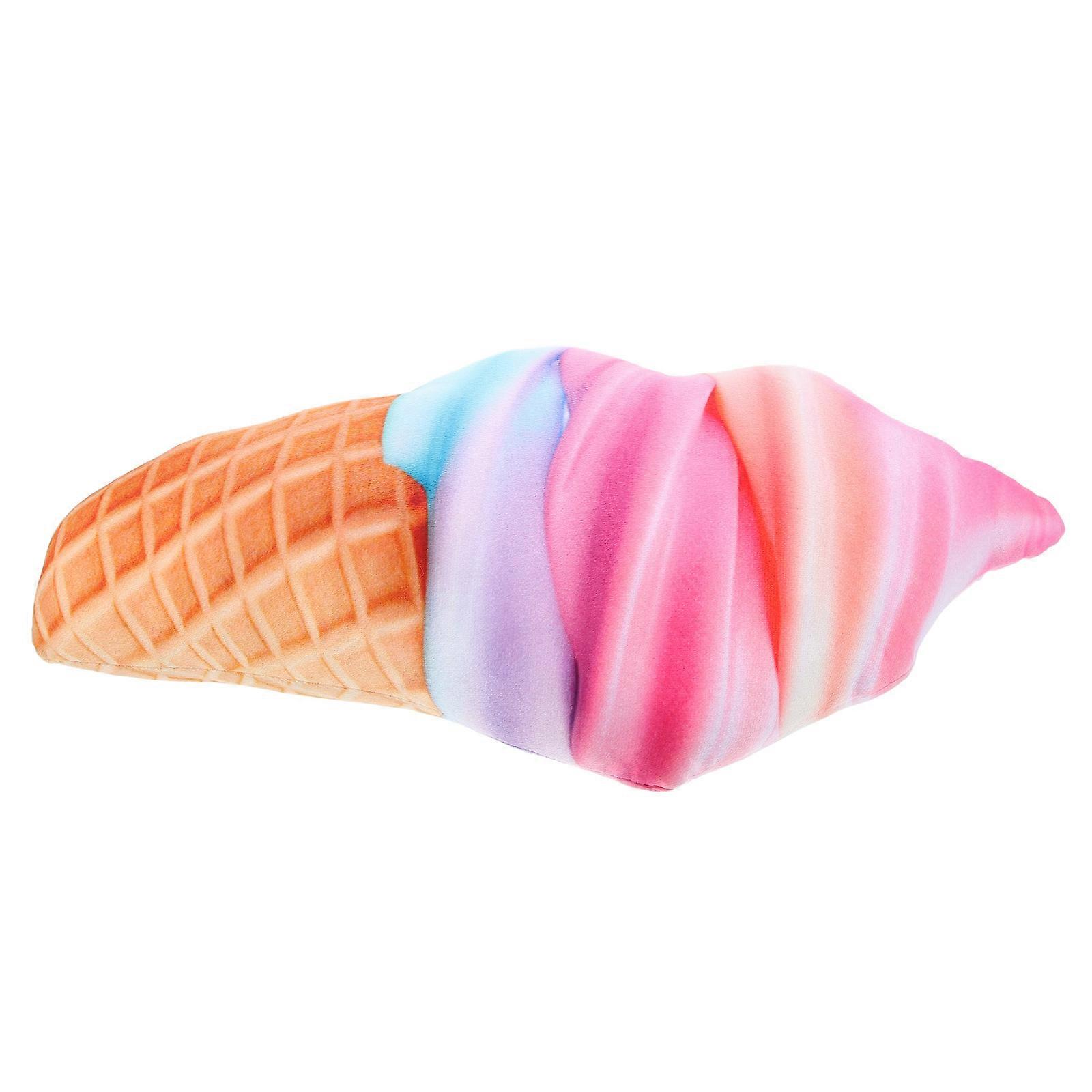 Ice Cream Pillow Stuffed Toy Plush for Decorations Soft Comfort
