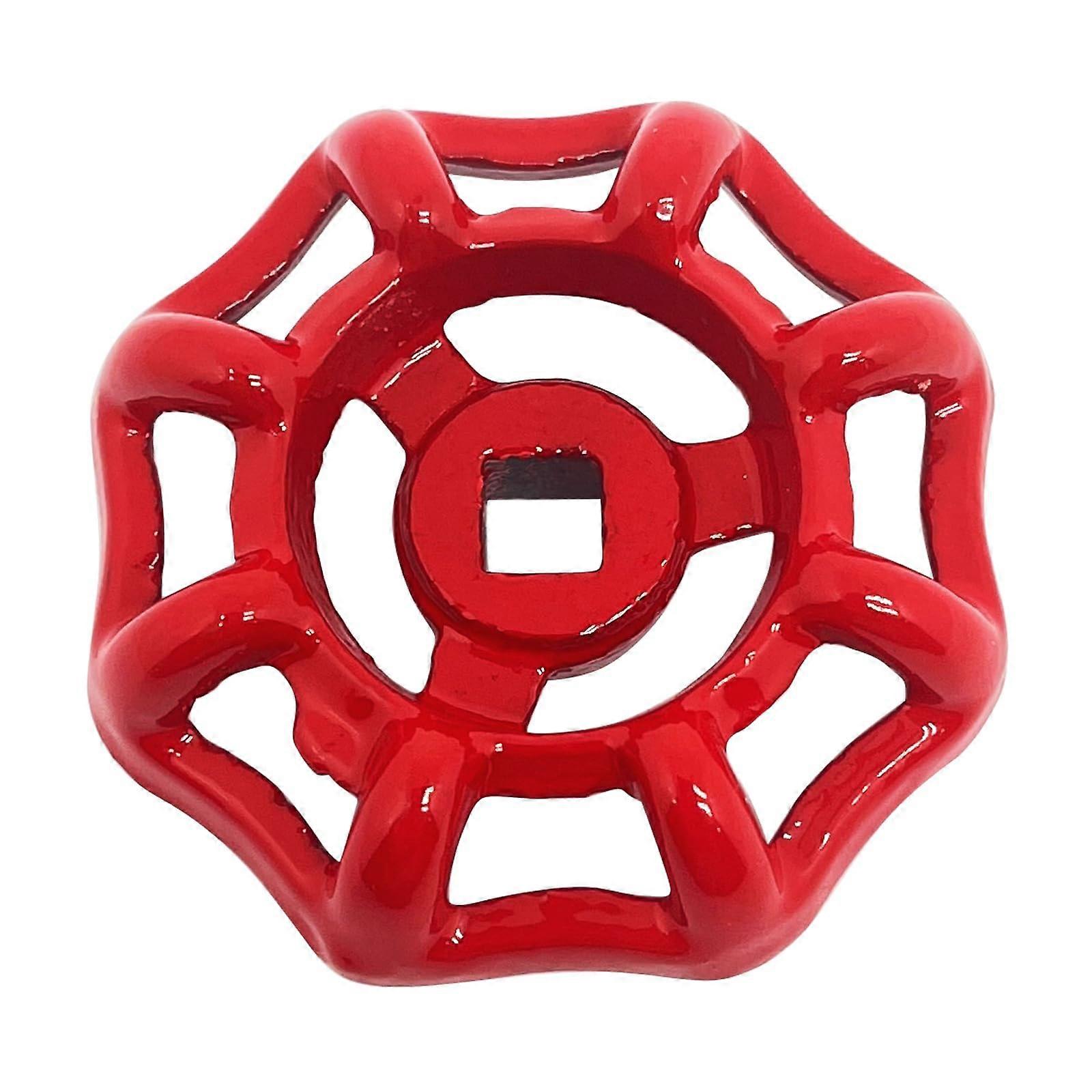 2pcs 46mm Round Gate Valve Handle Replacement for 1/2 Inch Valves, Square Hole 6.5mm, RustResistant