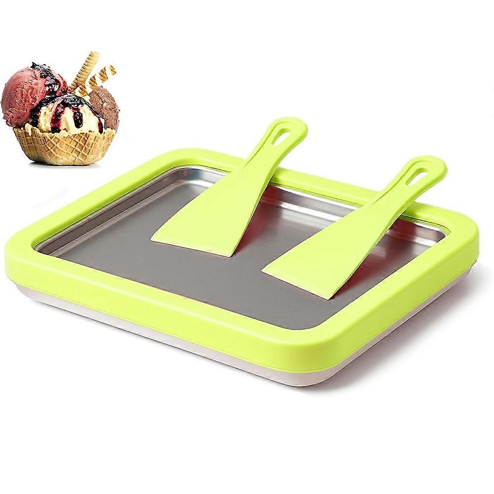Rolled Ice Cream Maker, 2026 Ice Cream Makers, DIY Ice Cream Roll Maker with 2 Scrapers, for Homemade Cream C