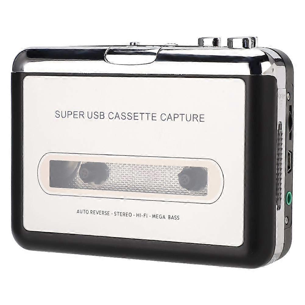 USB Cassette Player and MP3 Converter, Quick Tape to Digital Audio for PC and Laptop