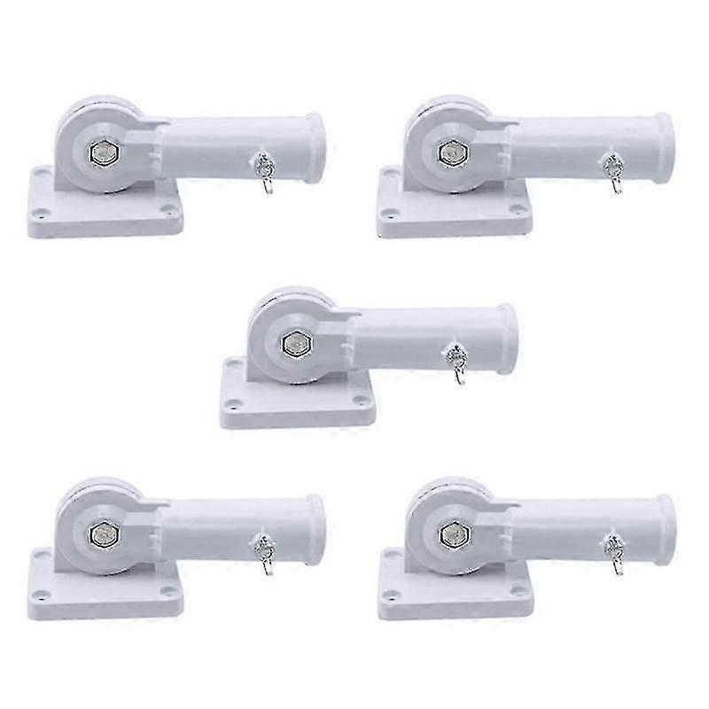 Wall Flag Pole Plastic Wall Mount Bracket for Flag Diameter Windsock Base Practical Brand New