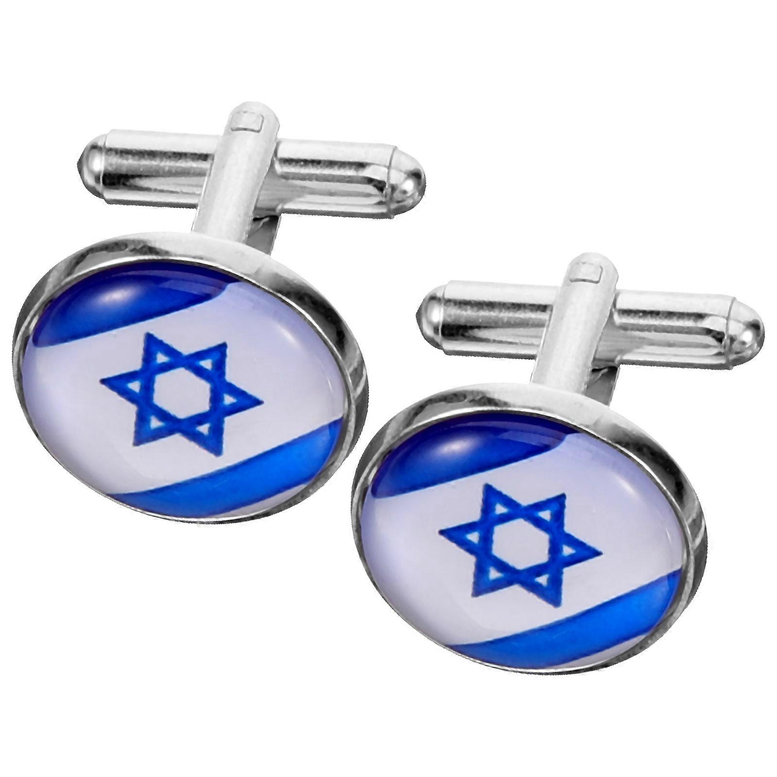Flag Sleeve Cufflink for Formal Shirt Decoration 1Pair