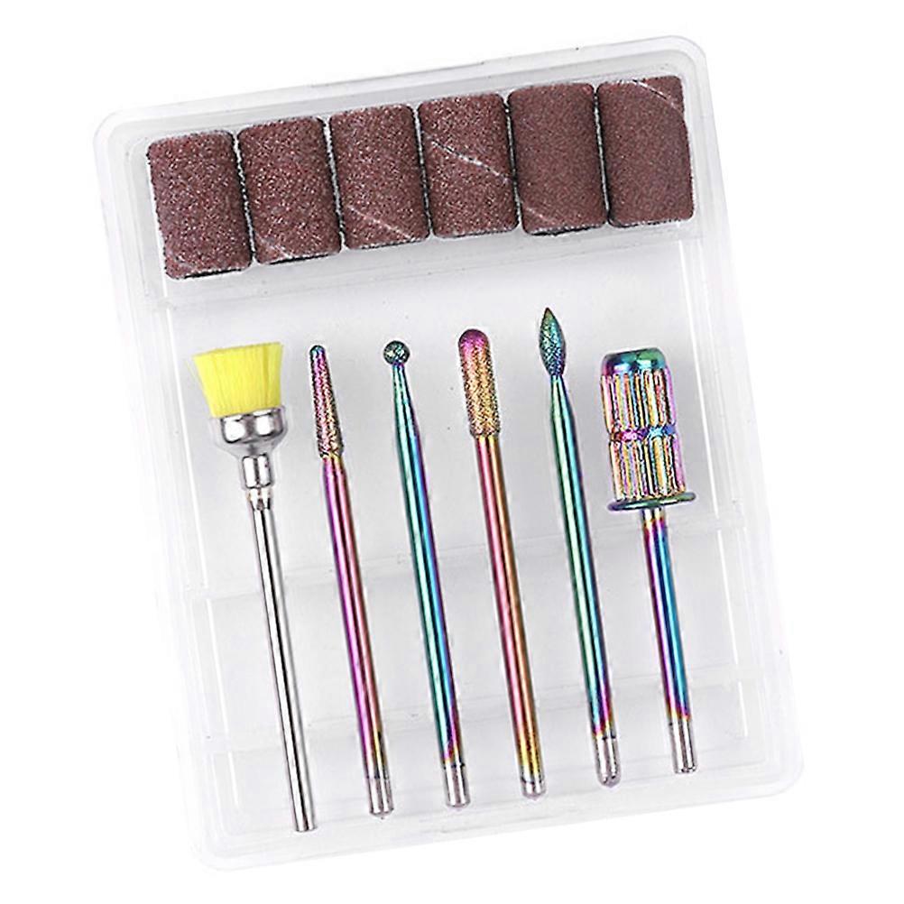 Tungsten Steel Nail Drill Bits Set for Nail Grinding Use 1Set