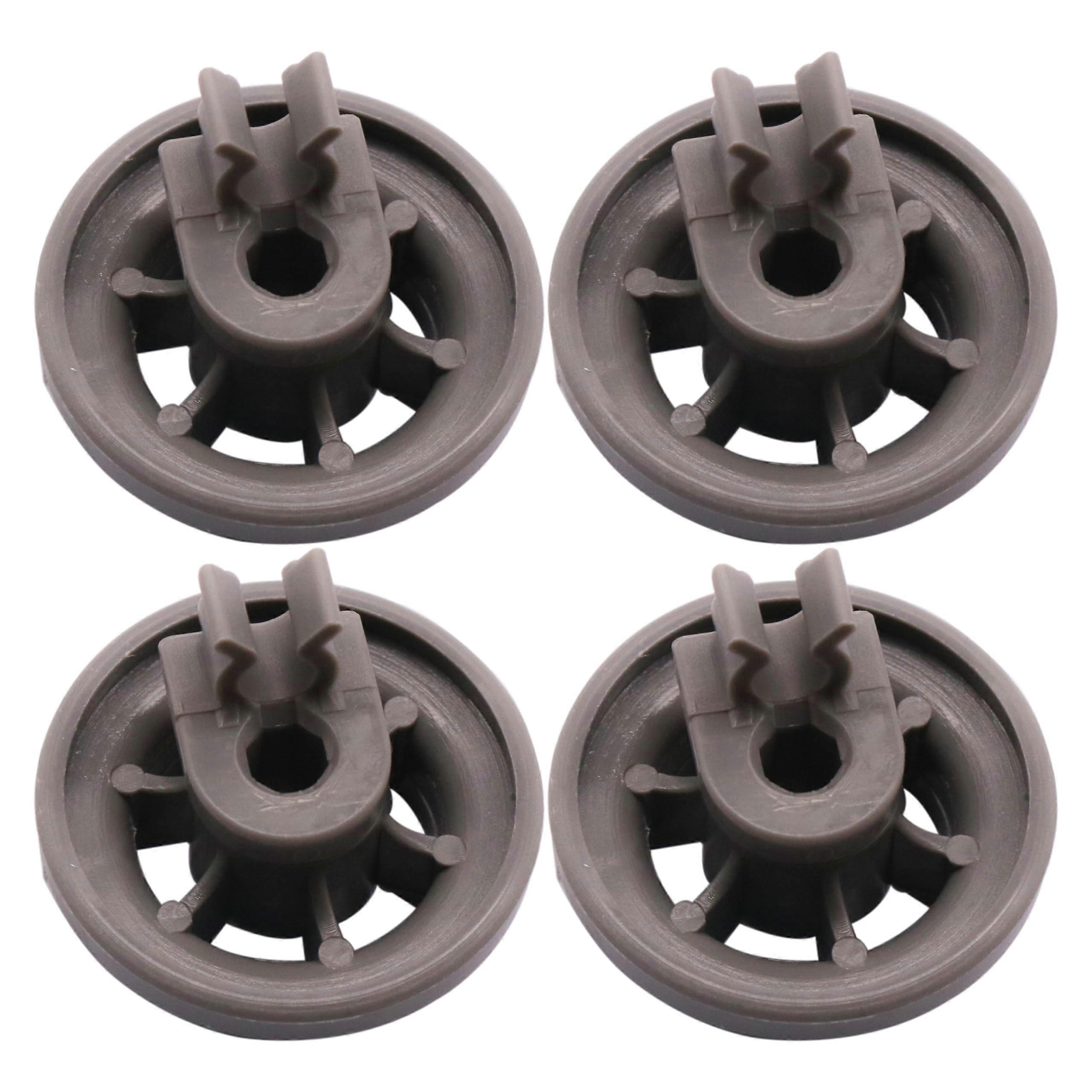 Lower Rack Wheels 4 Pack, 4581DD3003B Replacement Roller Assembly for Smooth Sliding for LG Dishwasher