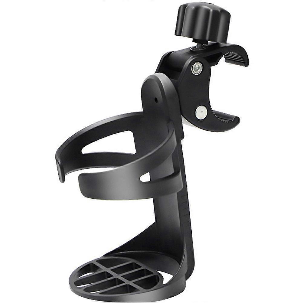 Wheelchair Cup Holder for Storage with Adjustable Clamp Black