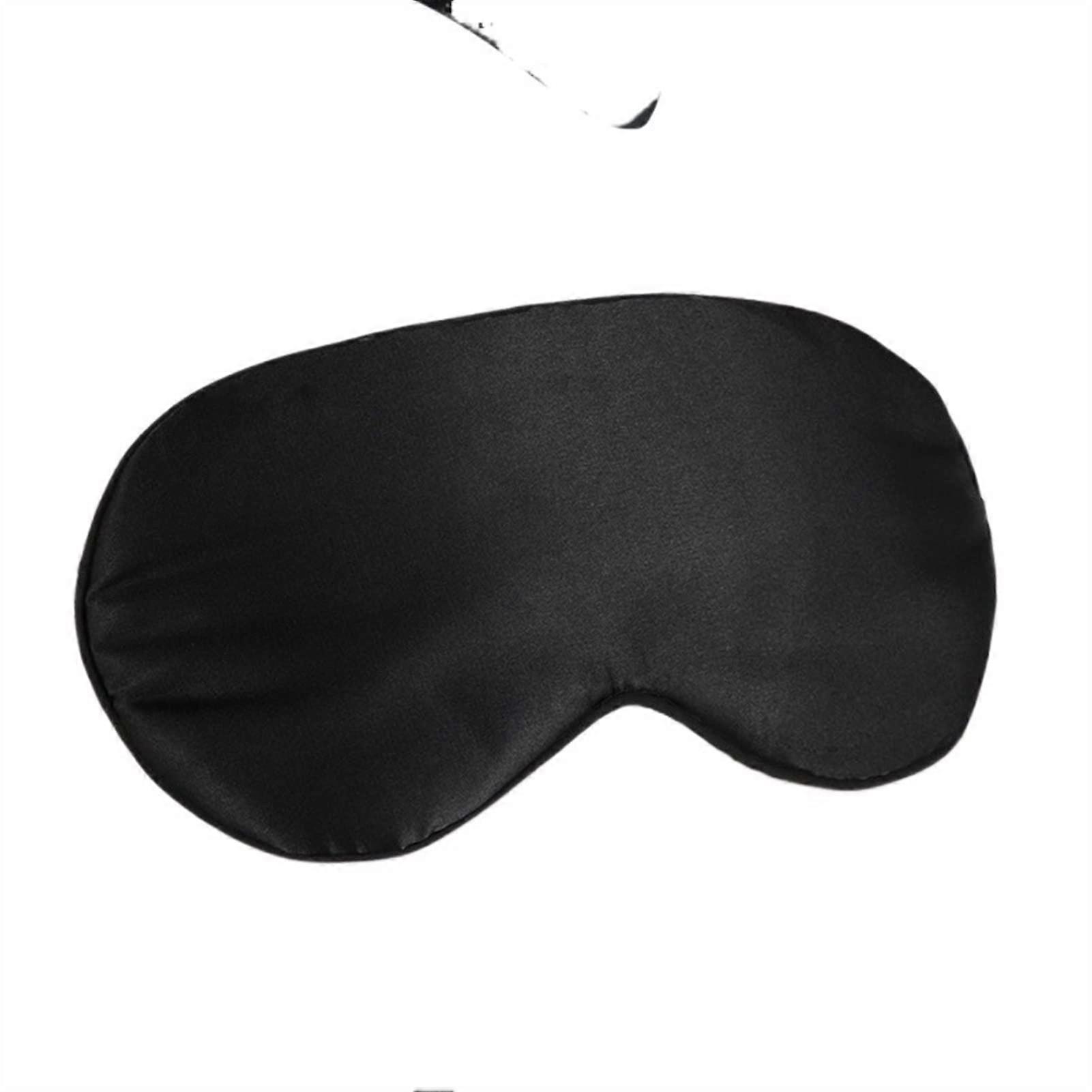 Sleep Mask with Deep Contoured Eye Space, Light Blocking Comfort Fit, Adjustable Strap, Black