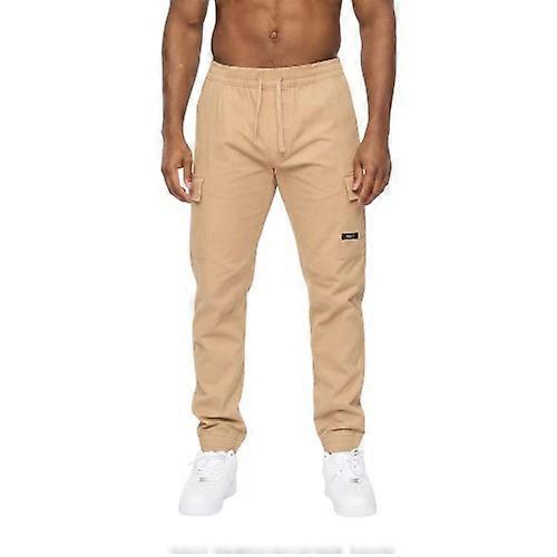 Crosshatch Mens Utilate Elasticated Waist Cargo Trousers