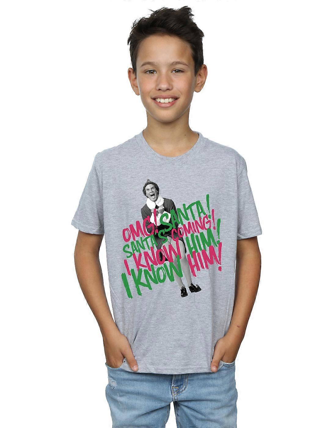 Elf Boys Santa's Coming T-Shirt