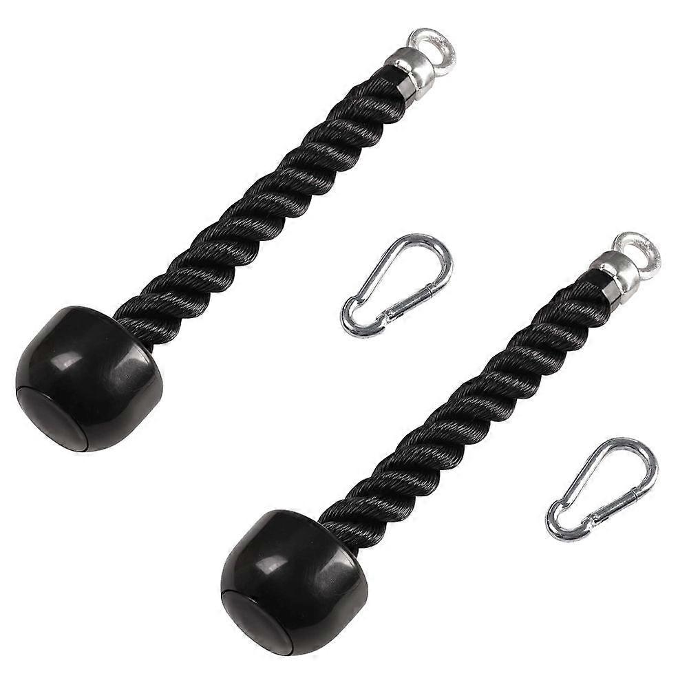 Tricep Pull Down System, Heavy Duty Cable Attachment for Home Gym, Non-Slip Grip for Tricep Pushdowns and Face Pulls