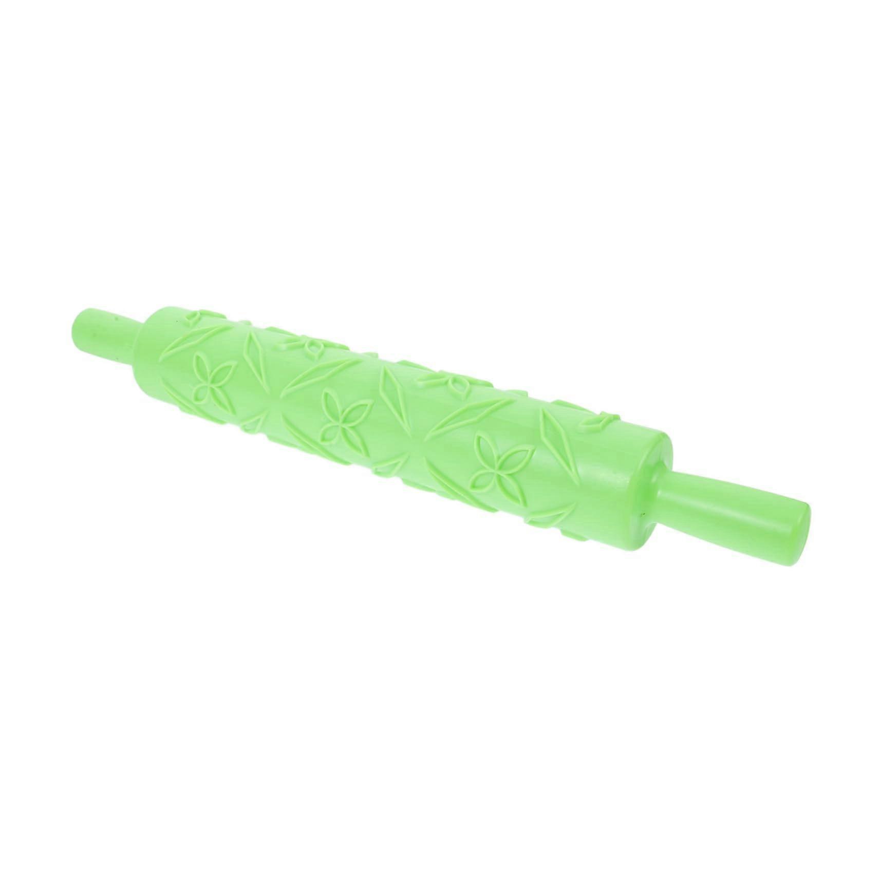 Embossed Rolling Pin for Cake Decorating Fondant and Sugar Paste Easy Clean MultiPurpose Baking Tool