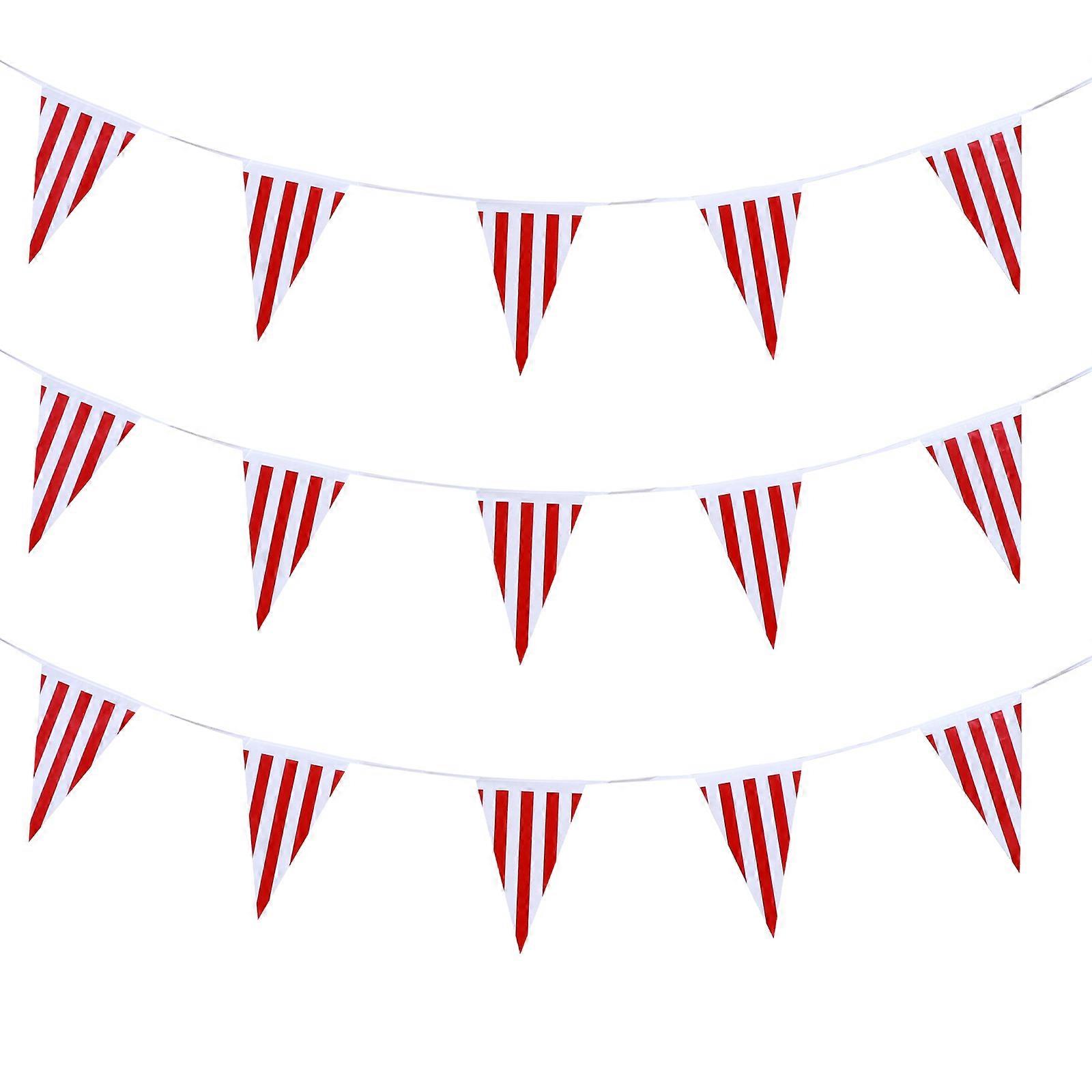Party String Flags Circus Carnival Hanging Flags for Decoration 3Pcs
