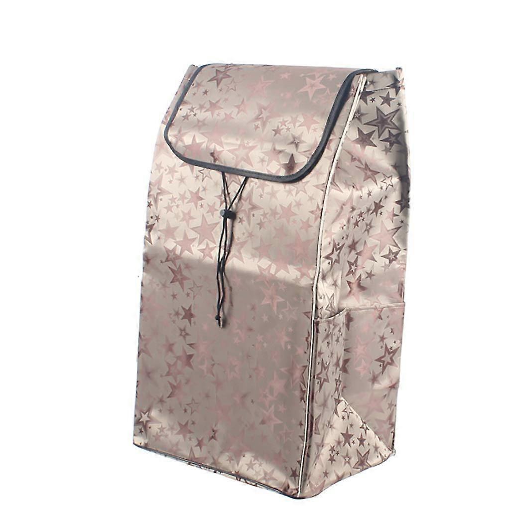 72L Large Capacity Foldable Reusable Grocery Shopping Trolley Replacement Bag Durable Fabric