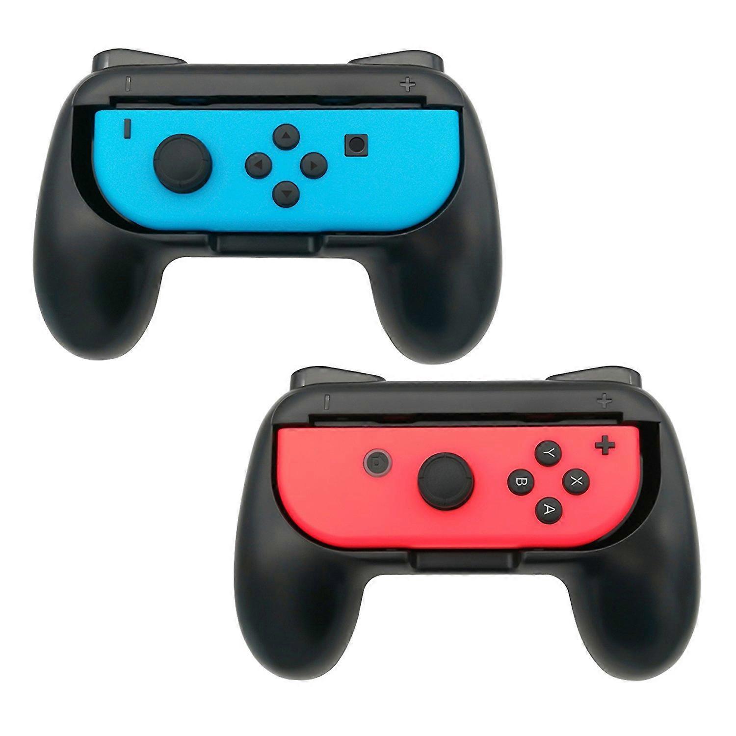 JoyCon Grip Handle for Nintendo Switch and OLED, Ergonomic Design with Full Button Access