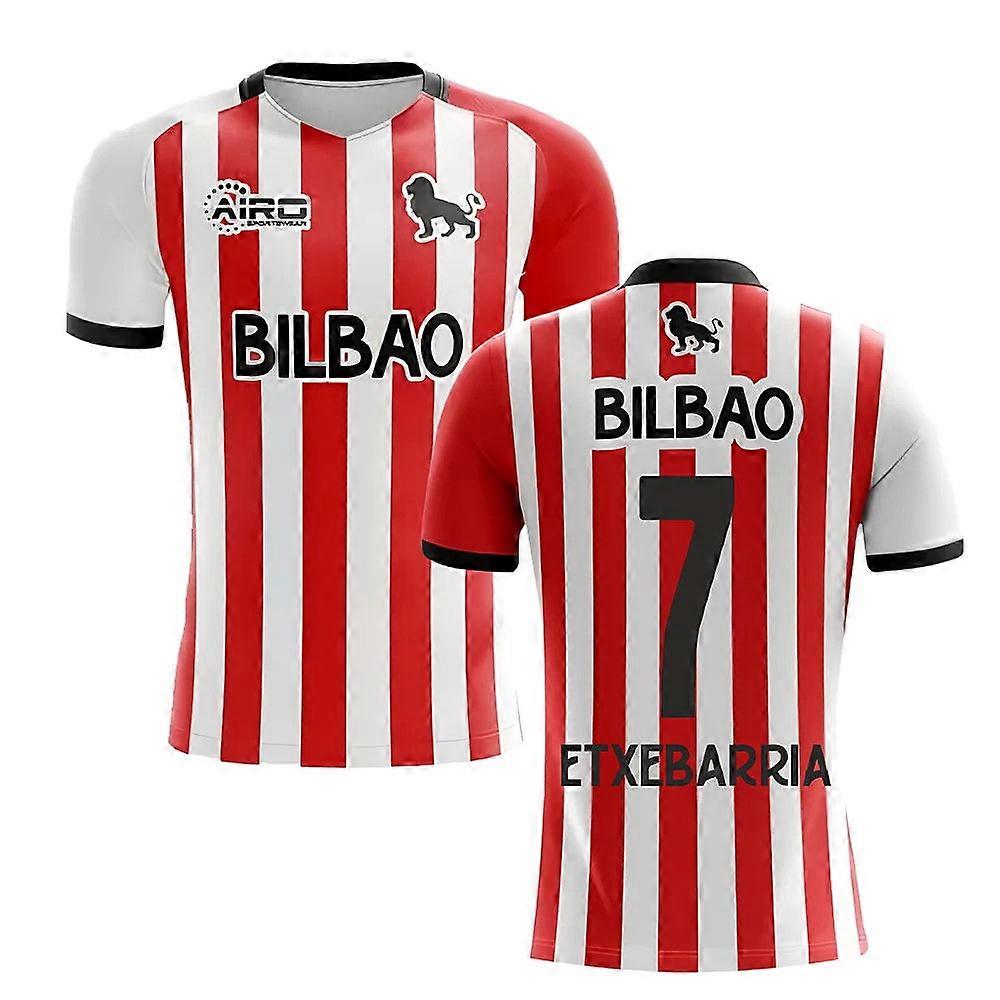 2025-2026 Athletic Bilbao Home Concept Football Shirt - Kids (ETXEBARRIA 7)