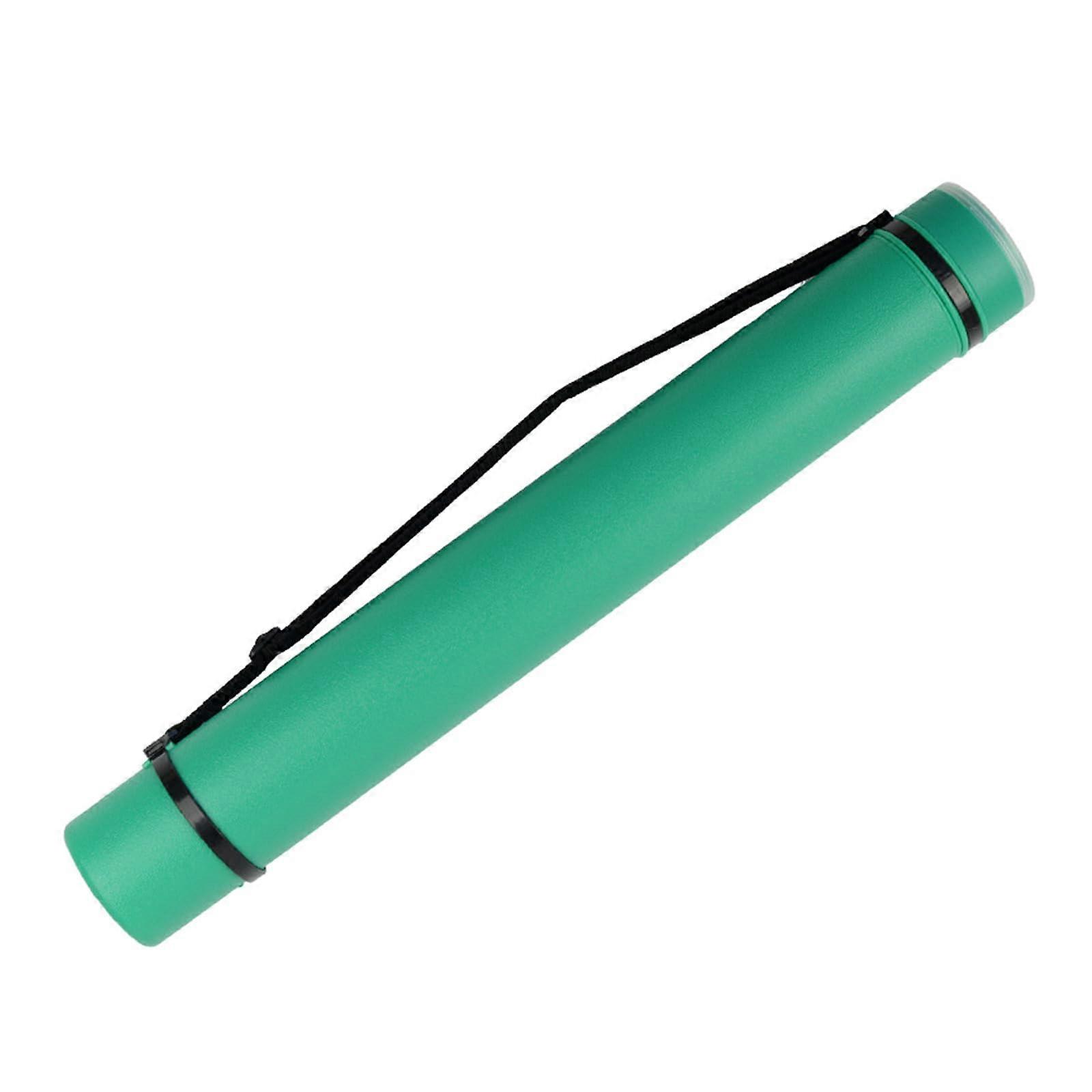 Adjustable Poster Tube with Strap for Artwork and Documents, Telescoping Carrying Case