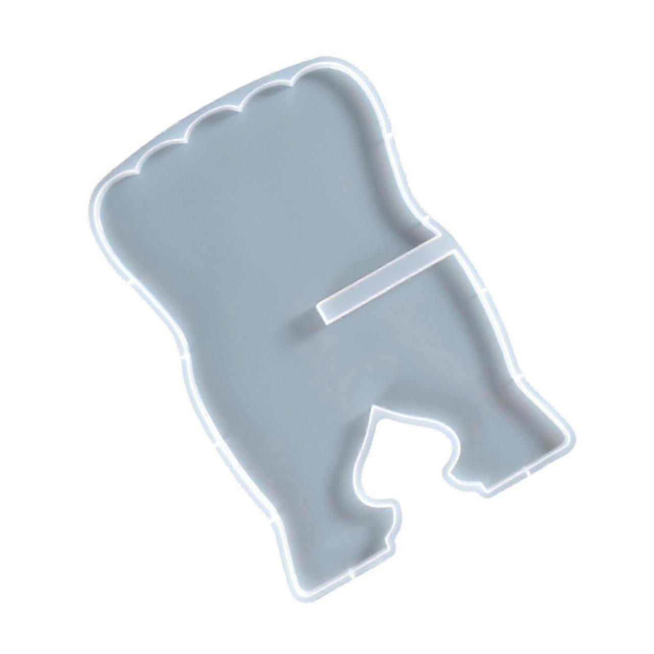 Silicone Bookshelf Mold for Crafts DIY Reading Rack Durable Flexible Design