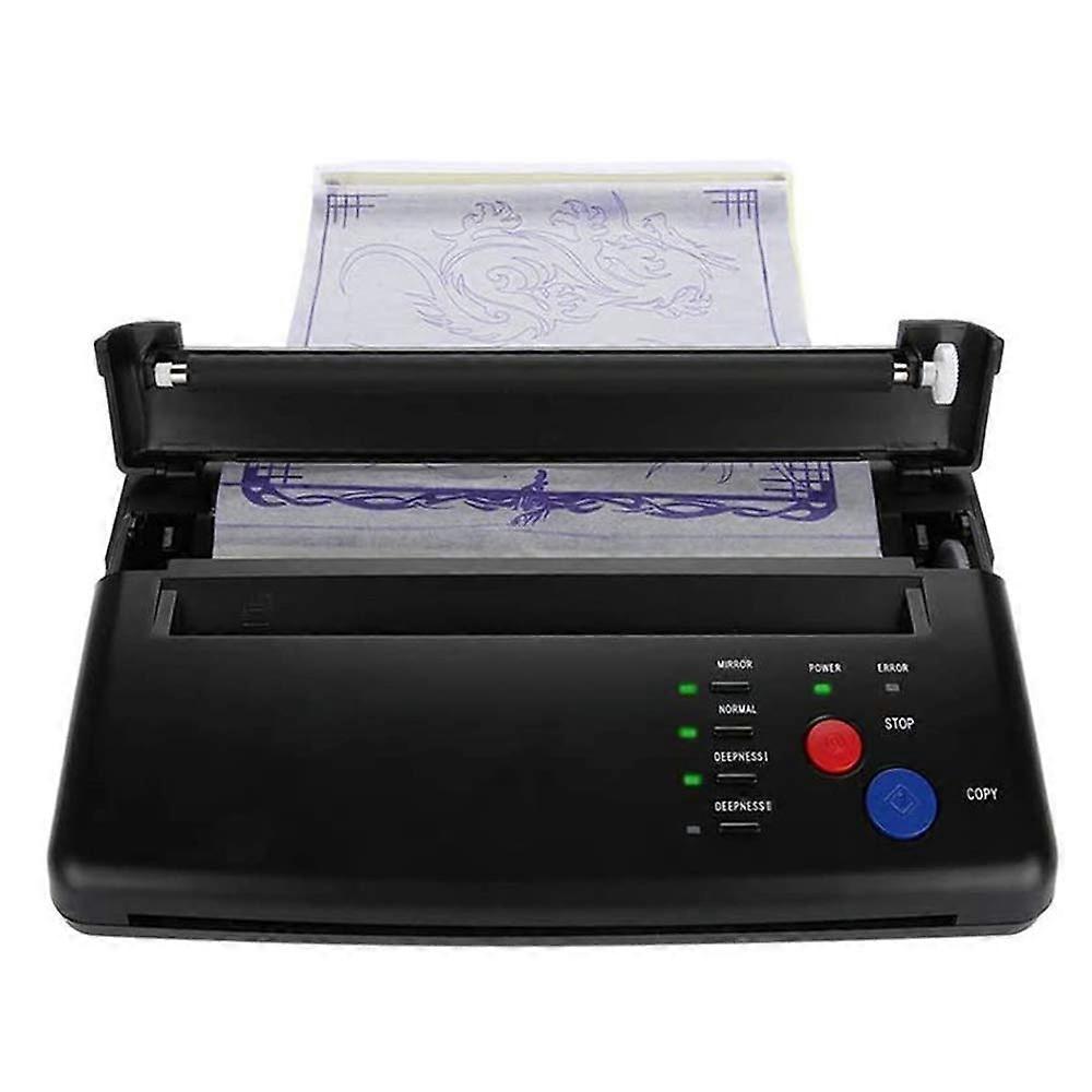Professional Thermal Tattoo Transfer Printer for Accurate Stencil Linework, Compact Lightweight Design
