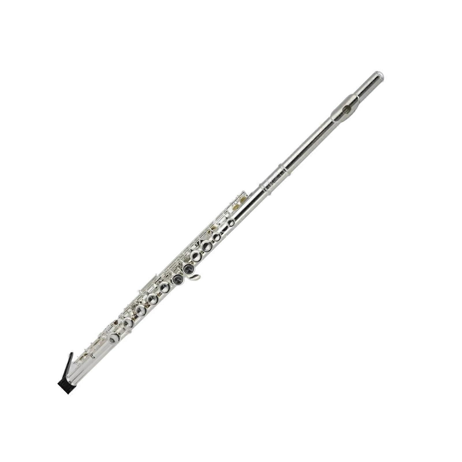 Silver Plated Closed Hole C Flute 16 Hole Cupronickel with E Mechanism for Beginners