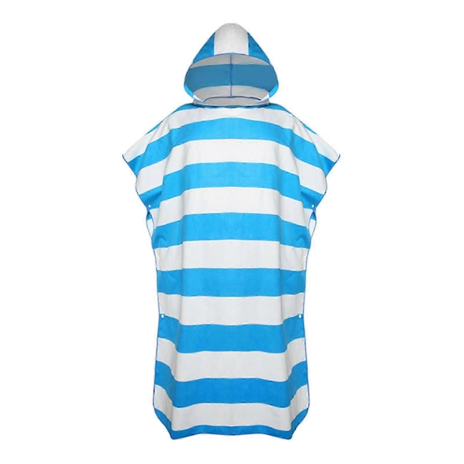 Microfiber Surf Beach Wetsuit Changing Towel Bath Robe Poncho with , One