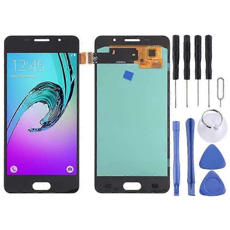 Screen Replacement OLED LCD with Digitizer Full Assembly Black for Galaxy A5 2016 SMA510