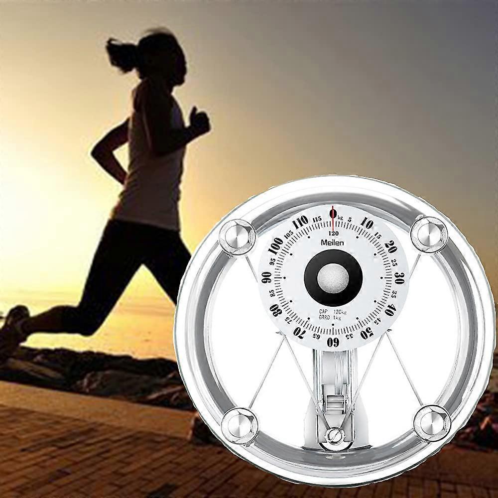 Extra Large Analog Bathroom Scale with Large Stable Platform, Easy Manual Calibration, Clear Display