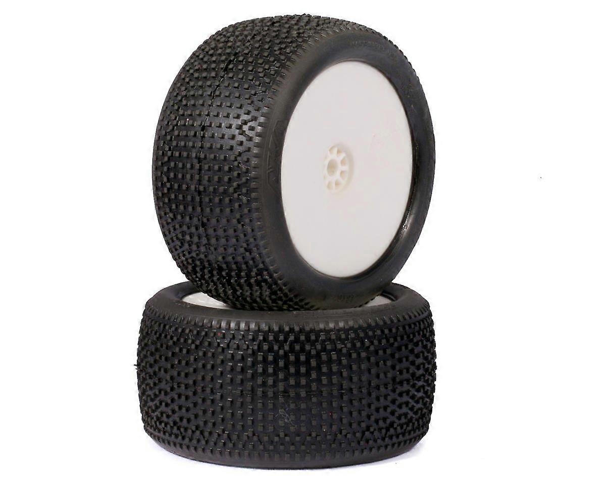 RC Rear Wheel Super Soft Compound BX Hexlite White Lightweight Vented Design