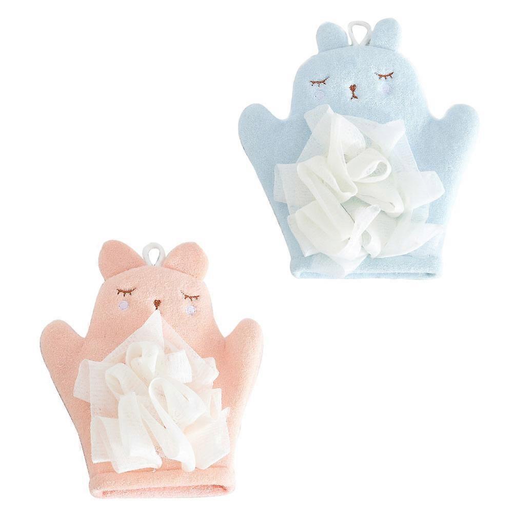 Shower Towels Children Bathing Gloves for Bath 14Pcs Assorted Colors