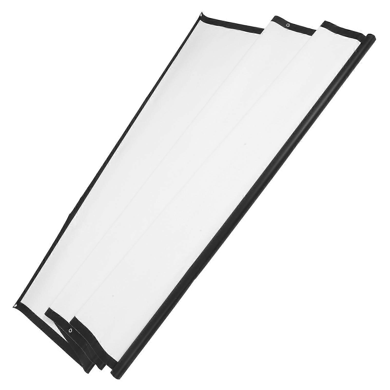 Projection Screen White Portable for Video Magnifying 3Pcs