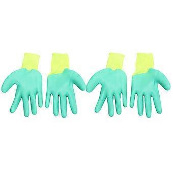 Guantes protectores antimordeduras para hámster, 2 pares, para entrenamiento de mascotas